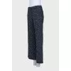 Blue Polka Dot Trousers