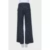 Blue Polka Dot Trousers