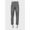Чоловічі сірі джинси straight fit