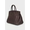 Коричнева сумка Birkin 35