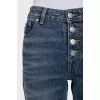 Джинси straight fit на гудзиках