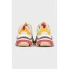 Textile and eco-leather sneakers Triple S