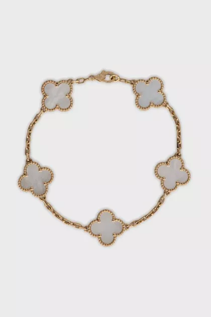 Браслет из желтого золота Vintage Alhambra 