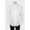Мужская белая рубашка regular fit