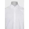 Мужская белая рубашка regular fit