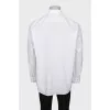 Мужская белая рубашка regular fit