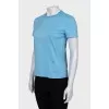 Straight T-shirt in blue