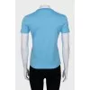 Straight T-shirt in blue