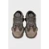 Замшевые кроссовки Yeezy 500