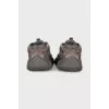 Замшевые кроссовки Yeezy 500