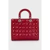 Сумка з лакової шкіри Lady Dior