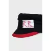 Wool cap with accent visor