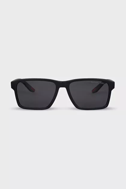 Сонцезахисні окуляри wayfarer з лого на дужках