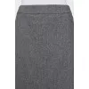 Straight cut skirt with pleats at the back