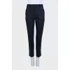 Cropped trousers with pockets