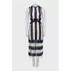 Knitted dress with slits on the sides