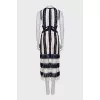 Knitted dress with slits on the sides