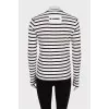 Longsleeve in black and white stripes