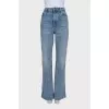 Blue high waist jeans