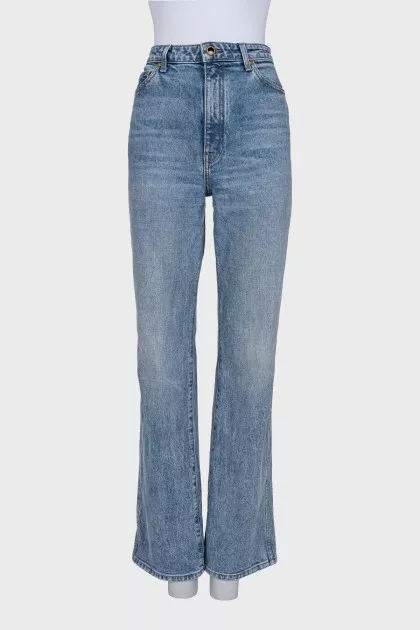 Blue high waist jeans