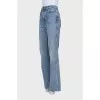 Blue high waist jeans