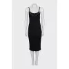 Bodycon dress decorated with chain