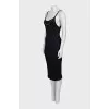 Bodycon dress decorated with chain