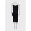 Bodycon dress decorated with chain