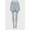 Fitted shorts in blue