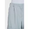 Fitted shorts in blue