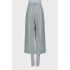 Straight trousers in green