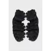 Men's sneakers made of textile and rubber