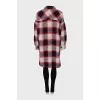 Checkered button down cardigan