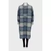 Cardigan with patch pockets and buttons