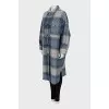 Cardigan with patch pockets and buttons