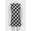 Checkered mini dress