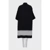 Oversized dress with buttons