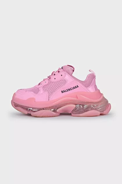Розовые кроссовки Triple S
