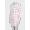 Two-tone skirt suit