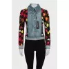 Floral Print Combination Jacket