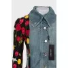 Floral Print Combination Jacket