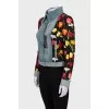 Floral Print Combination Jacket