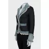 Jacket with denim insert
