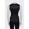 Trouser suit with a vest