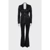 Trouser suit with a vest