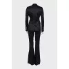 Trouser suit with a vest