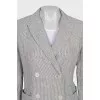 Pinstripe Blazer