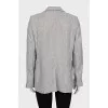 Pinstripe Blazer