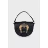 Black bag with massive buckle