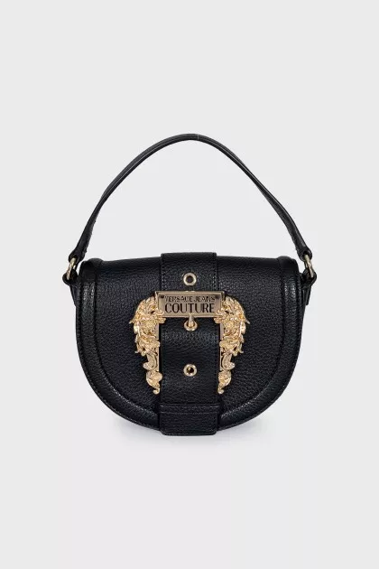 Black bag with massive buckle